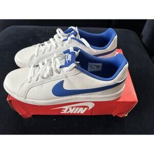 🎾 Nike Court Royal Men’s White Blue 749747-141 Classic Tennis Shoes